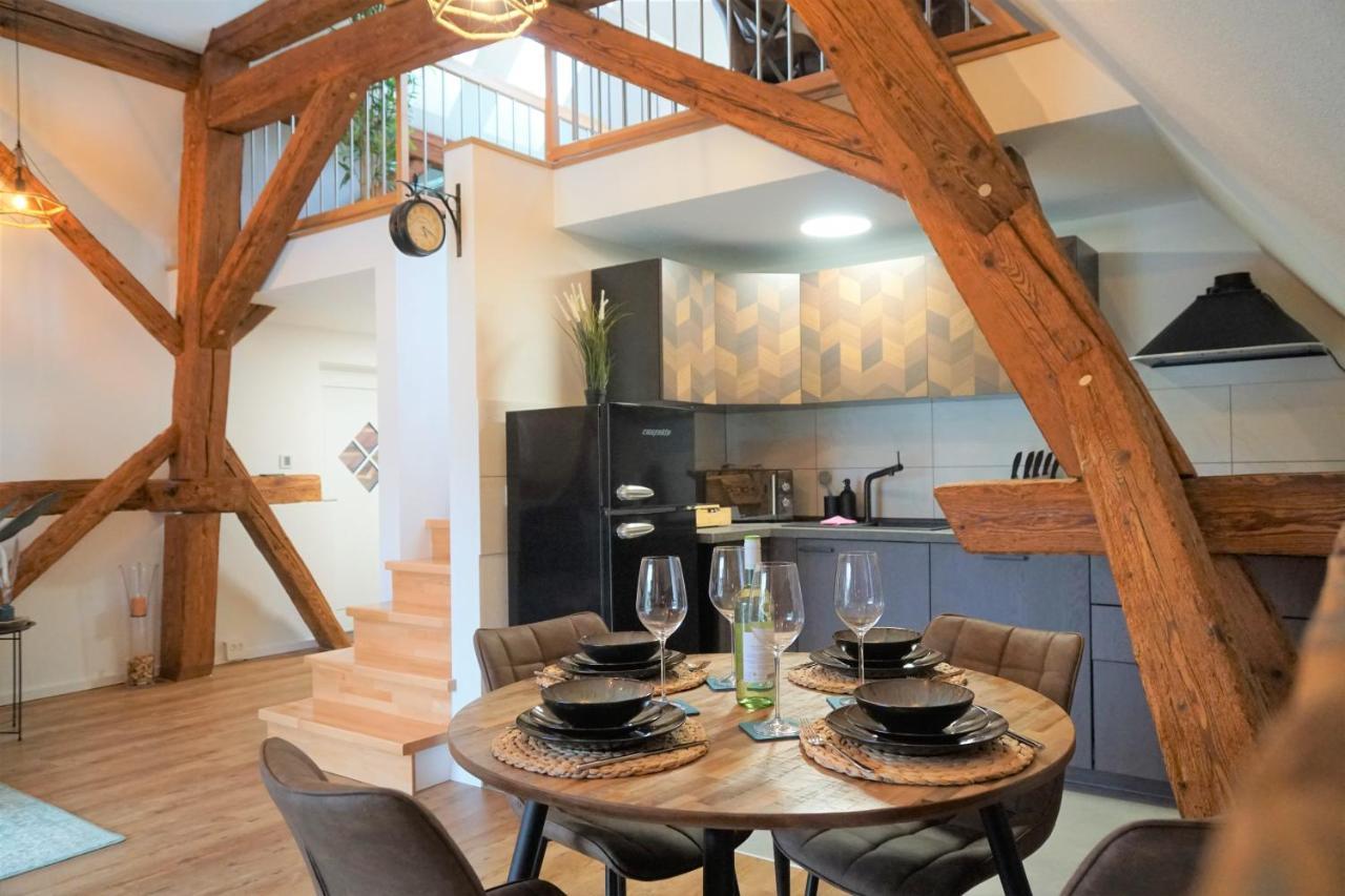 Galerie-Wohnung I Sanierter Pferdestall I Europapark I Boxspring I Nespresso Kippenheim Eksteriør bilde